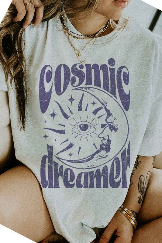 COSMIC DREAMER GRAPHIC TEE / T-SHIRT - lolaluxeshop