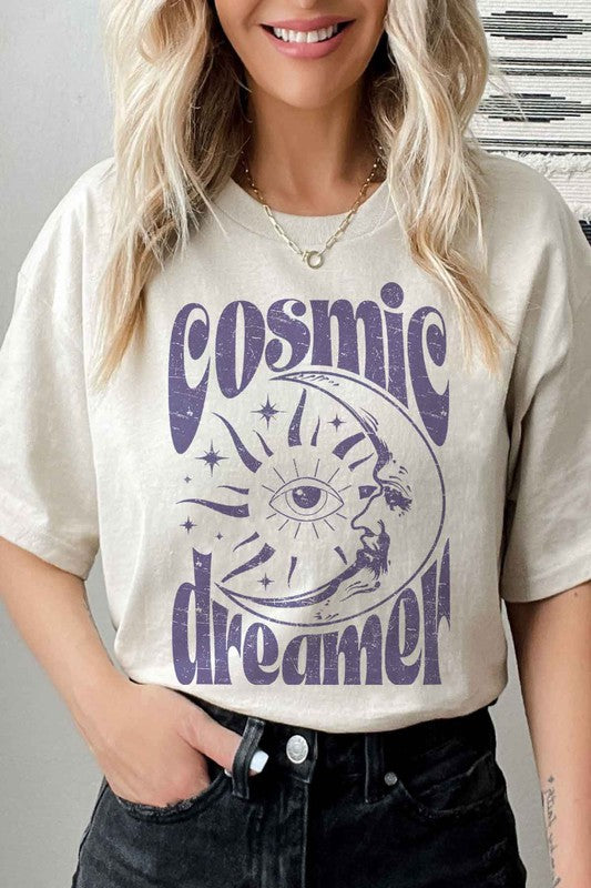 COSMIC DREAMER GRAPHIC TEE / T-SHIRT - lolaluxeshop