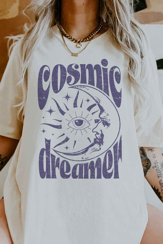 COSMIC DREAMER GRAPHIC TEE / T-SHIRT - lolaluxeshop