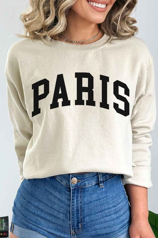 PARIS GRAPHIC SWEATSHIRT - lolaluxeshop