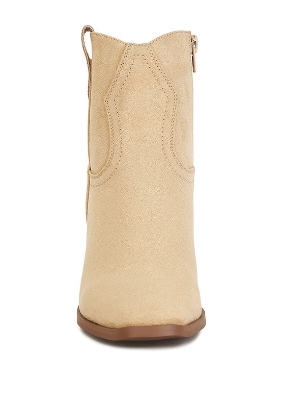 Elettra Ankle Length Cowboy Boots - lolaluxeshop