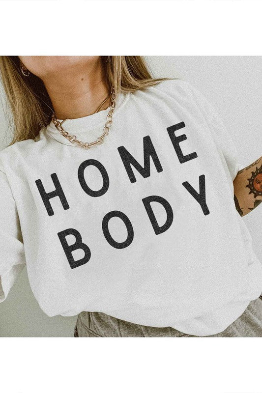 HOME BODY GRAPHIC TEE / T-SHIRT - lolaluxeshop