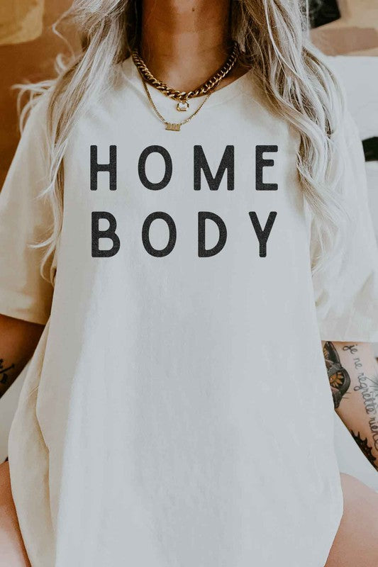 HOME BODY GRAPHIC TEE / T-SHIRT - lolaluxeshop