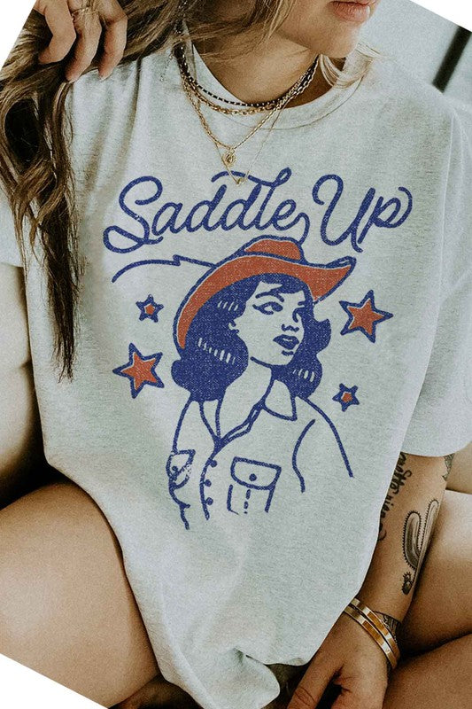 SADDLE UP COUNTRY GRAPHIC TEE / T-SHIRT