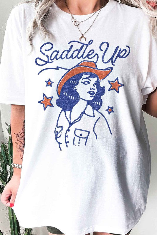 SADDLE UP COUNTRY GRAPHIC TEE / T-SHIRT