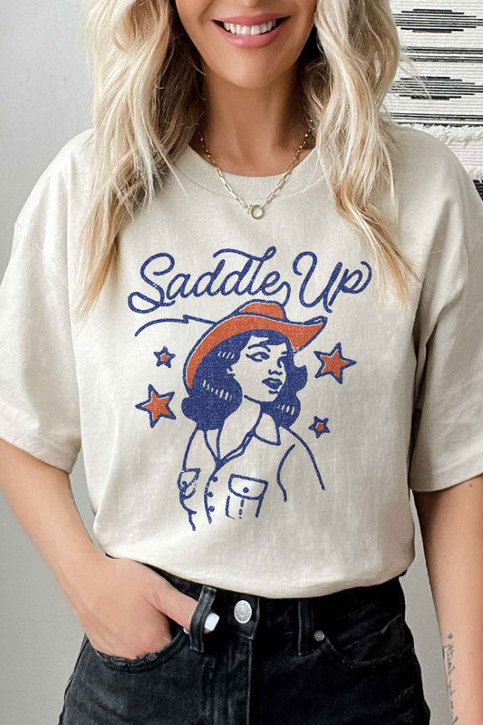 SADDLE UP COUNTRY GRAPHIC TEE / T-SHIRT