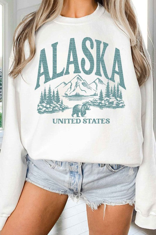 ALASKA USA OVERSIZED SWEATSHIRT