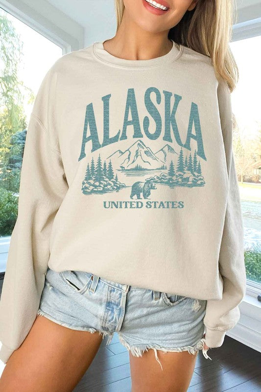 ALASKA USA OVERSIZED SWEATSHIRT