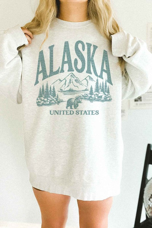 ALASKA USA OVERSIZED SWEATSHIRT