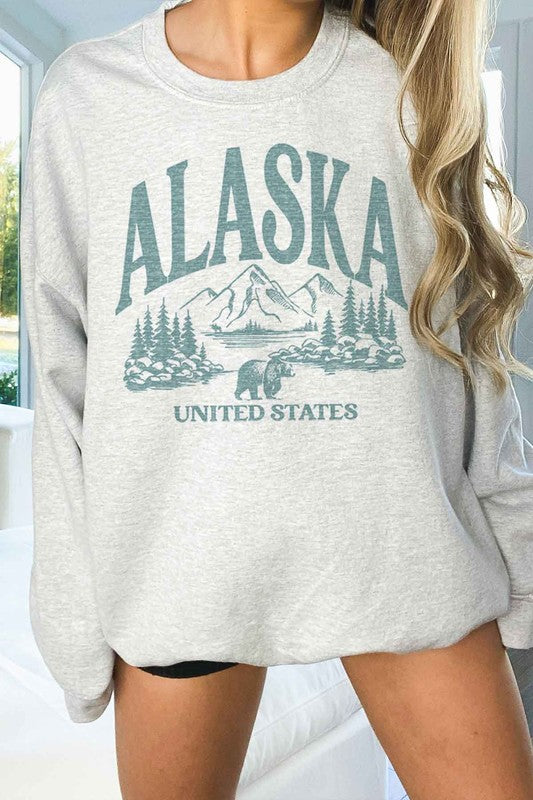 ALASKA USA OVERSIZED SWEATSHIRT