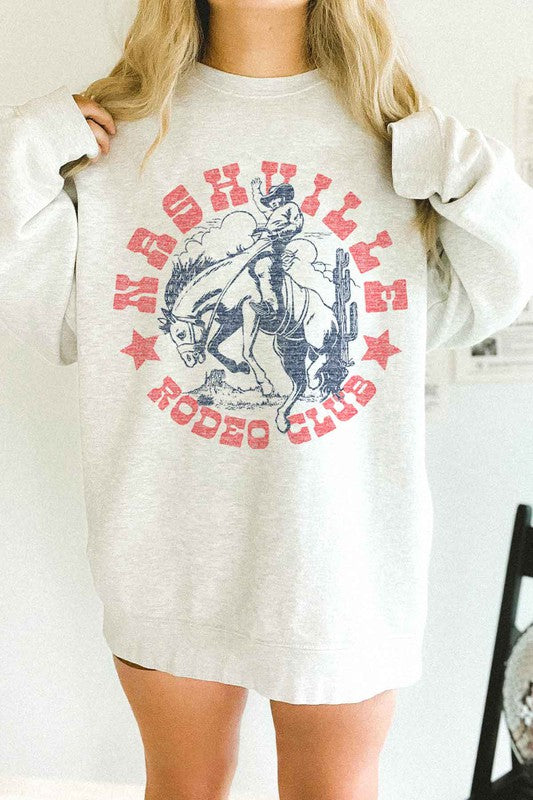 NASHVILLE RODEO CLUB OVERSIZED SWEATSHIRT