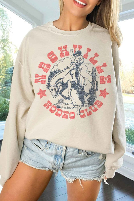 NASHVILLE RODEO CLUB OVERSIZED SWEATSHIRT