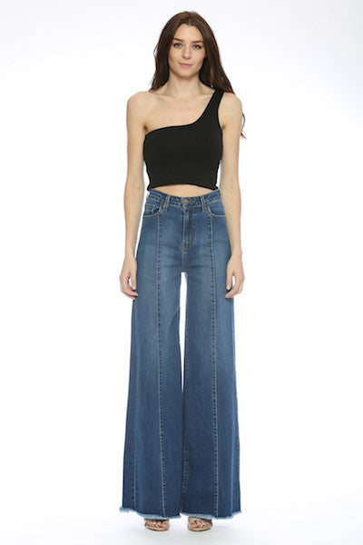 Wide leg, denim pants,  jeans, western - lolaluxeshop