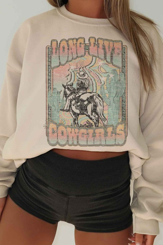 LONG LIVE COWGIRLS OVERSIZED SWEATSHIRT