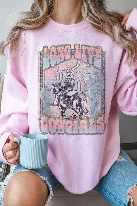 LONG LIVE COWGIRLS OVERSIZED SWEATSHIRT