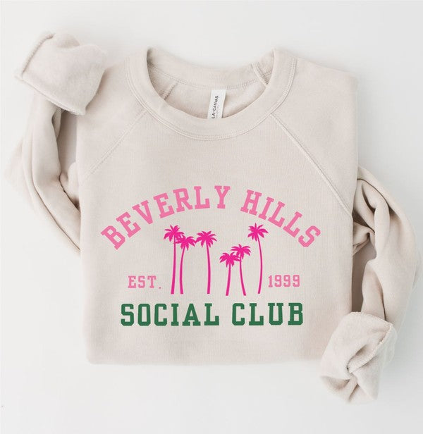 Beverly Hills Social Club Crew Neck Sweatshirt - lolaluxeshop