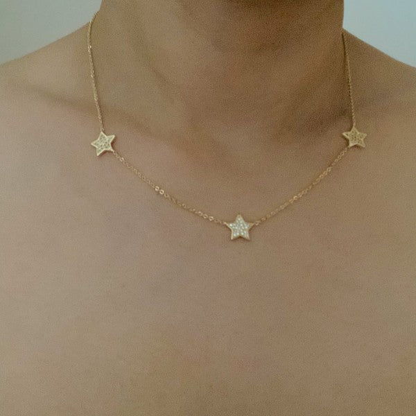 Stars In Greek Island Necklace - lolaluxeshop