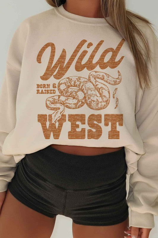 WILD WEST WESTERN COUNTRY OVERSIZED SWEATSHIRT