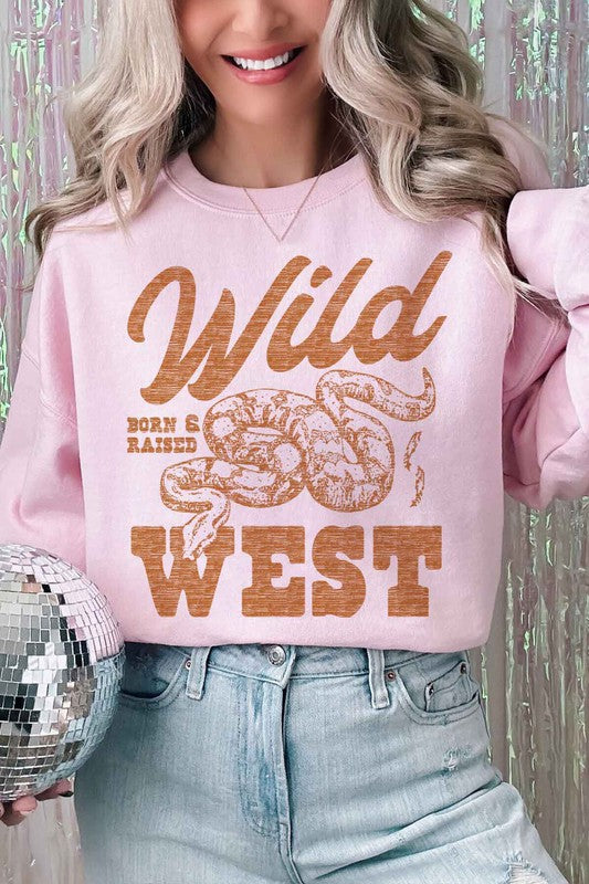 WILD WEST WESTERN COUNTRY OVERSIZED SWEATSHIRT