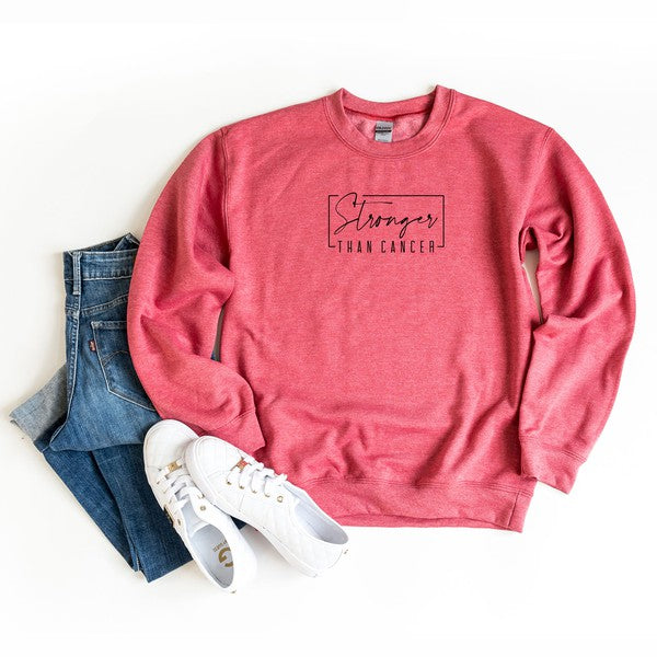 Stronger Than Cancer Sweatshirt - lolaluxeshop