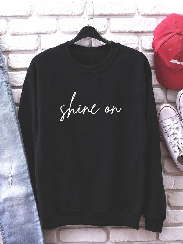 shine on Premium Graphic Sweatshirt - lolaluxeshop