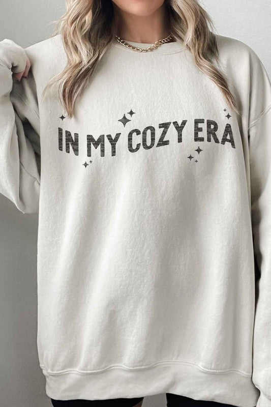 IN MY COZY ERA OVERSIZED SWEATSHIRT - lolaluxeshop