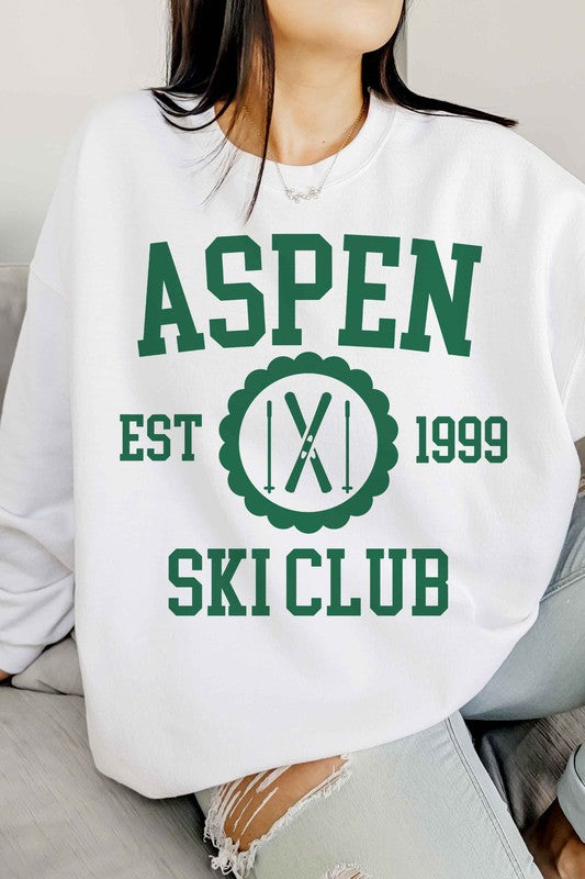 ASPEN SKI CLUB OVERSIZED SWEATSHIRT - lolaluxeshop