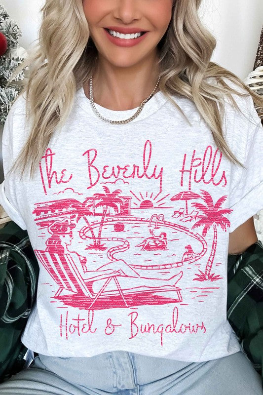 BEVERLY HILLS OVERSIZED TEE - lolaluxeshop