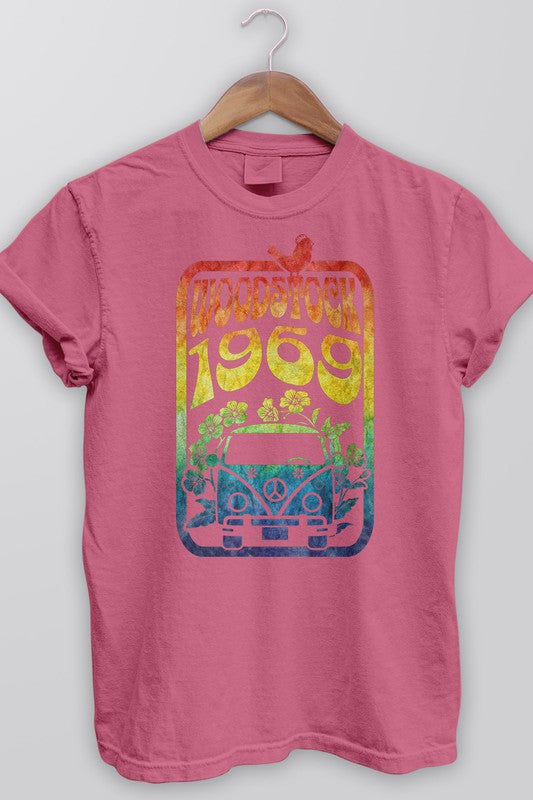 Hippie VanLife, Garment Dye Tee - lolaluxeshop