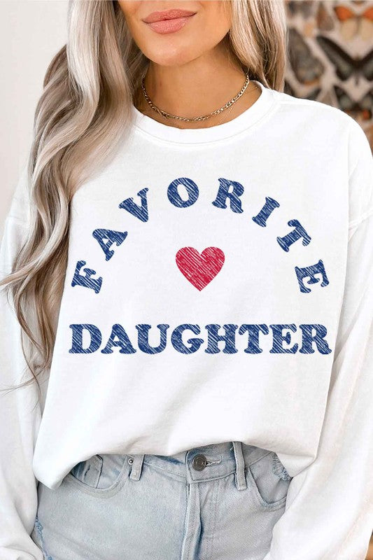 FAVORITE DAUGHTER GRAPHIC SWEATSHIRT - lolaluxeshop