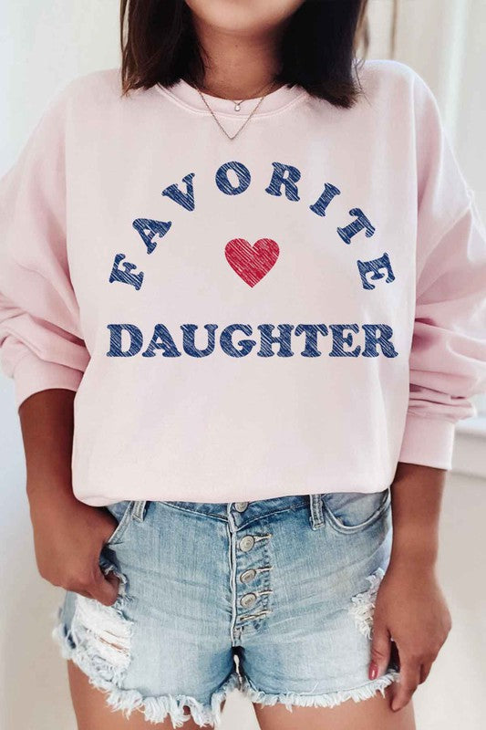 FAVORITE DAUGHTER GRAPHIC SWEATSHIRT - lolaluxeshop