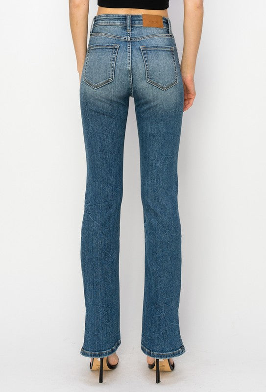 HIGH RISE Y2K BOOT JEANS - lolaluxeshop