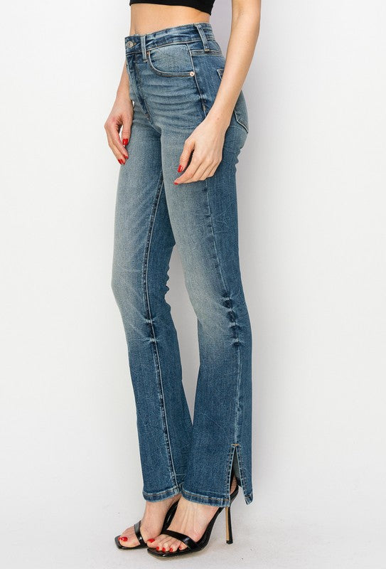 HIGH RISE Y2K BOOT JEANS - lolaluxeshop