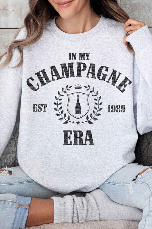 IN MY CHAMPAGNE ERA OVERSIZED SWEATSHIRT - lolaluxeshop