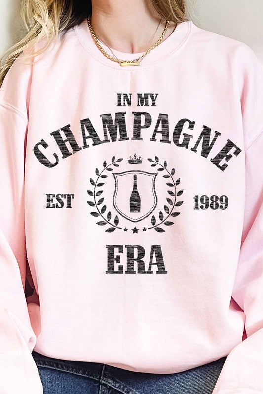 IN MY CHAMPAGNE ERA OVERSIZED SWEATSHIRT - lolaluxeshop