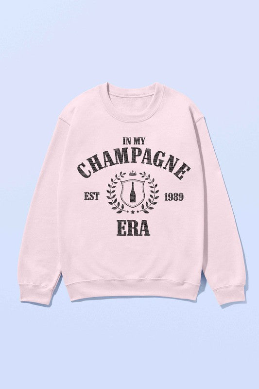 IN MY CHAMPAGNE ERA OVERSIZED SWEATSHIRT - lolaluxeshop