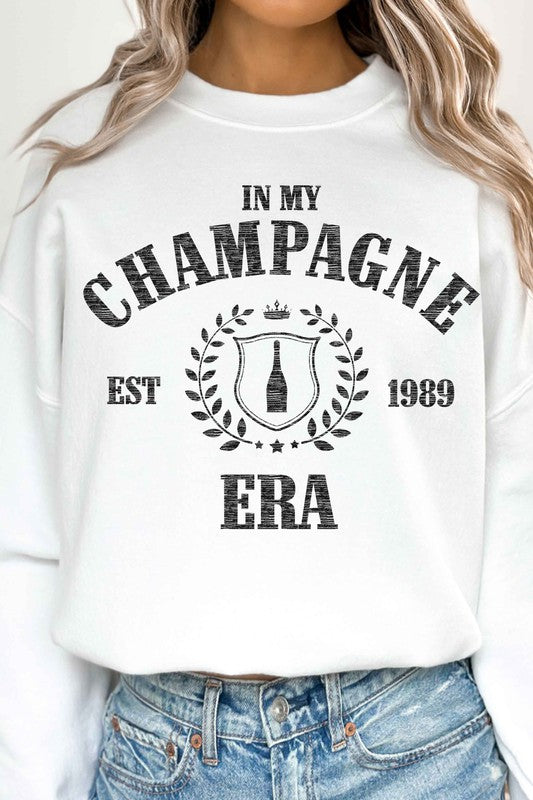 IN MY CHAMPAGNE ERA OVERSIZED SWEATSHIRT - lolaluxeshop