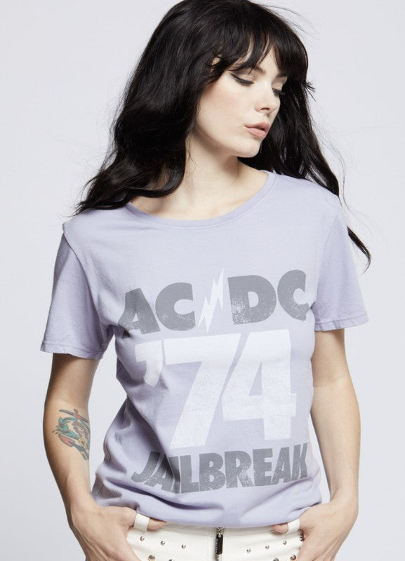 AC/DC Jailbreak '74 Boyfriend Tee - lolaluxeshop