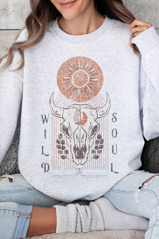 WILD SOUL OVERSIZED SWEATSHIRT - lolaluxeshop