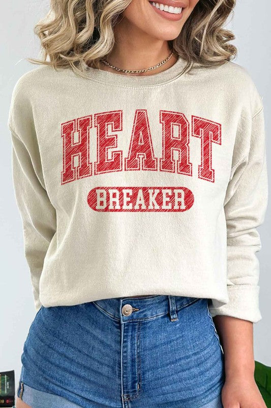 HEART BREAKER VALENTINES GRAPHIC SWEATSHIRT - lolaluxeshop