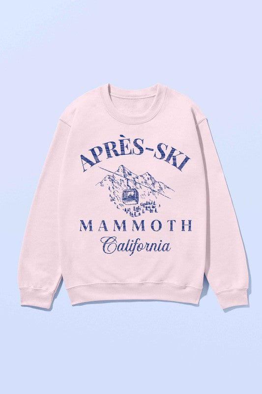 APRES SKI MAMMOTH CALIFORNIA OVERSIZED SWEATSHIRT - lolaluxeshop