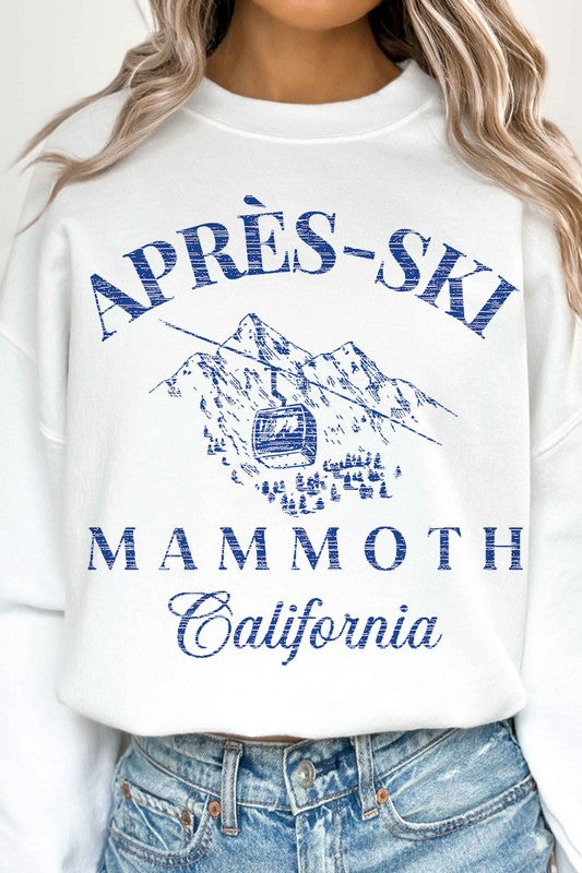 APRES SKI MAMMOTH CALIFORNIA OVERSIZED SWEATSHIRT - lolaluxeshop