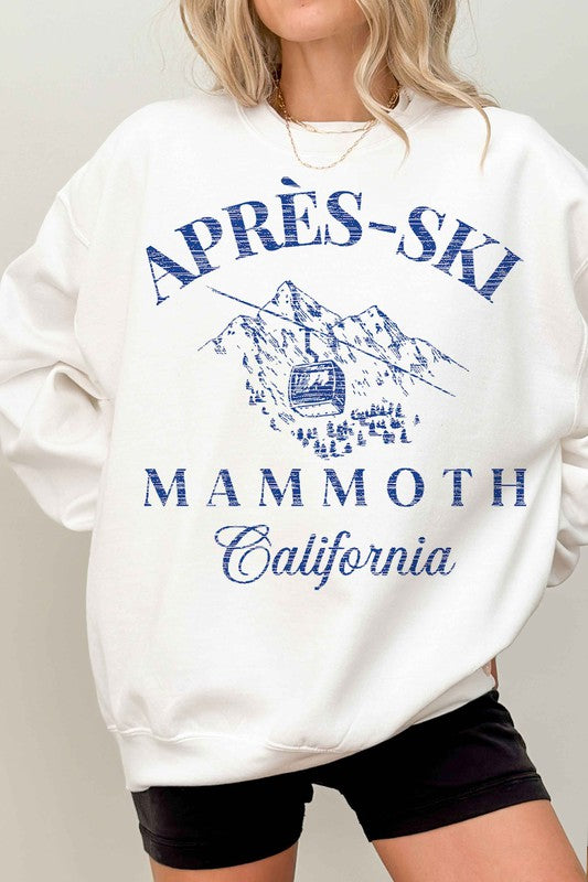 APRES SKI MAMMOTH CALIFORNIA OVERSIZED SWEATSHIRT - lolaluxeshop