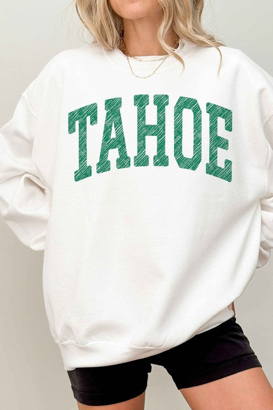 TAHOE CALIFORNIA NEVADA OVERSIZED SWEATSHIRT - lolaluxeshop