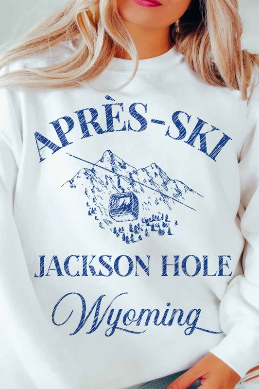 APRES SKI JACKSON HOLE OVERSIZED SWEATSHIRT - lolaluxeshop