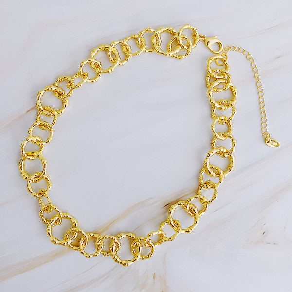 Artfully Linked Chain Necklace - lolaluxeshop