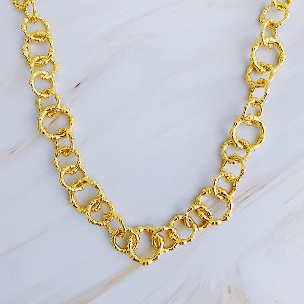 Artfully Linked Chain Necklace - lolaluxeshop