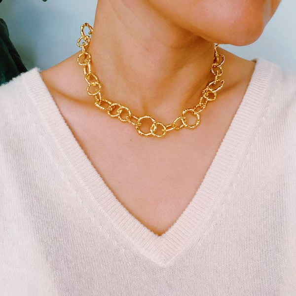 Artfully Linked Chain Necklace - lolaluxeshop