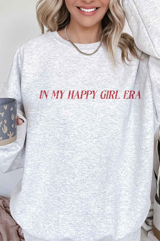 IN MY HAPPY GIRL ERA OVERSIZED SWEATSHIRT - lolaluxeshop