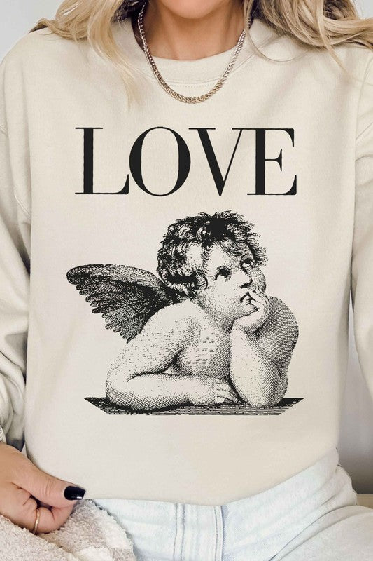 LOVE VALENTINES GRAPHIC SWEATSHIRT - lolaluxeshop